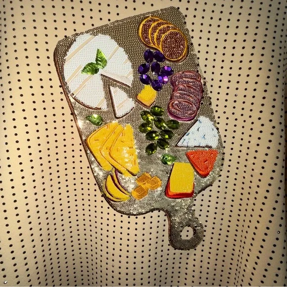Queen of Sparkles Charcuterie Board Sweatshirt. - Picture 3 of 6